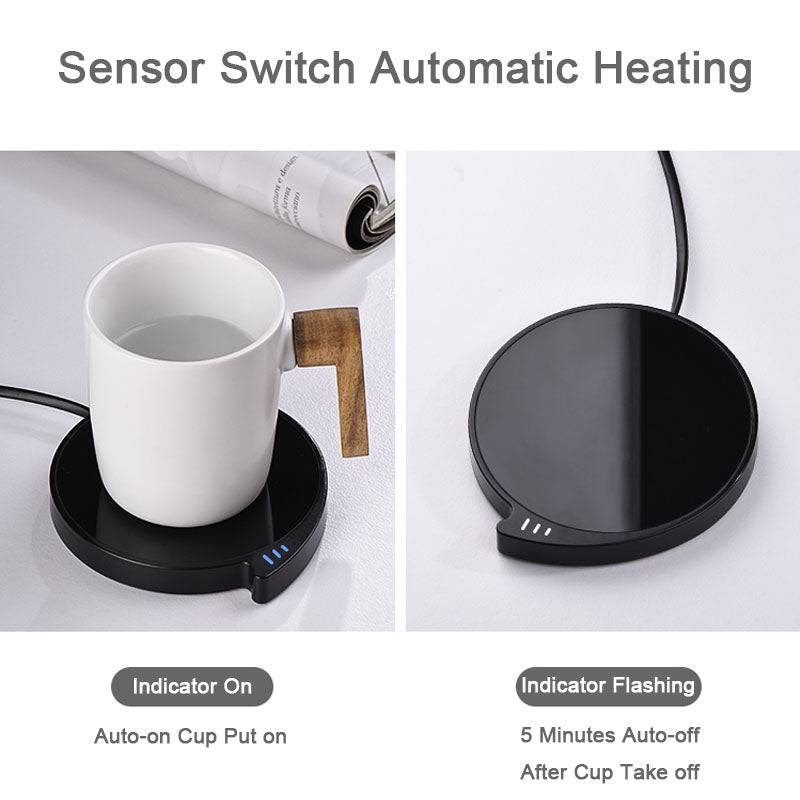 Smart Coffee Mug Cup Warmer For Office Home With Three Temperature Waterproof-4