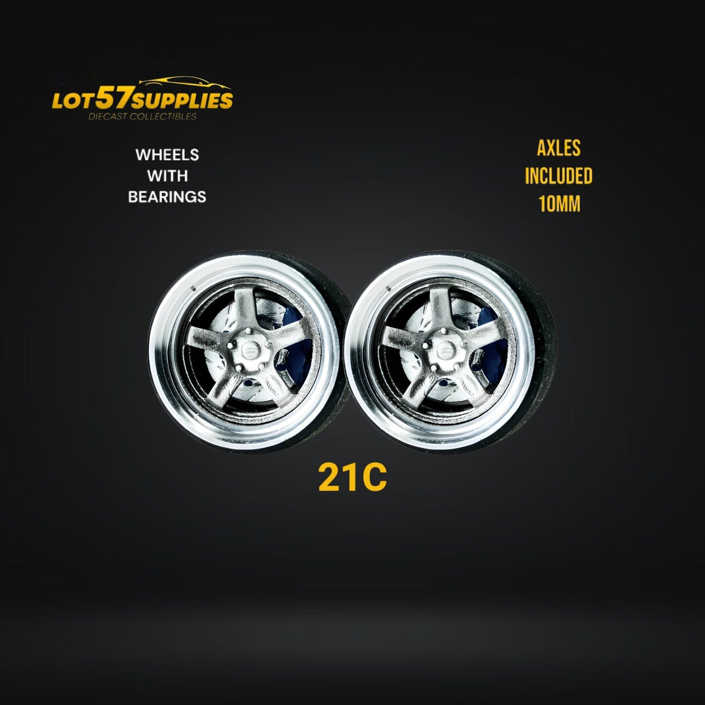 SKALWERK Wheels 1:64 10mm High Quality Wheels With Bearing System GROUP 2-9