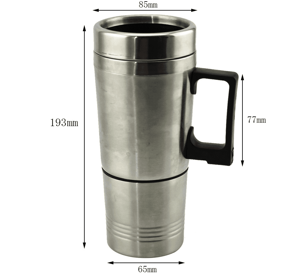 Portable Electric Car Water Keep Warmer Coffee Mug-3