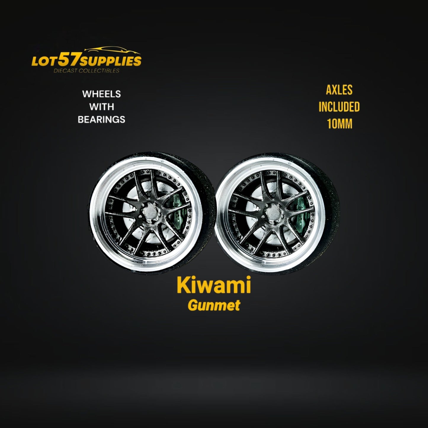 SKALWERK Wheels 1:64 10mm High Quality Wheels With Bearing System GROUP 2-10