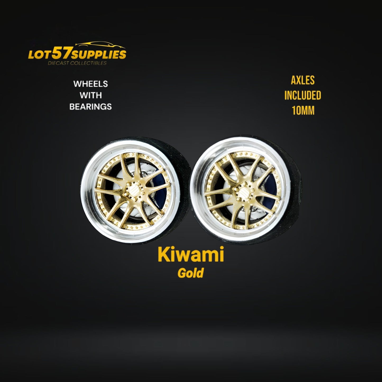 SKALWERK Wheels 1:64 10mm High Quality Wheels With Bearing System GROUP 2-1