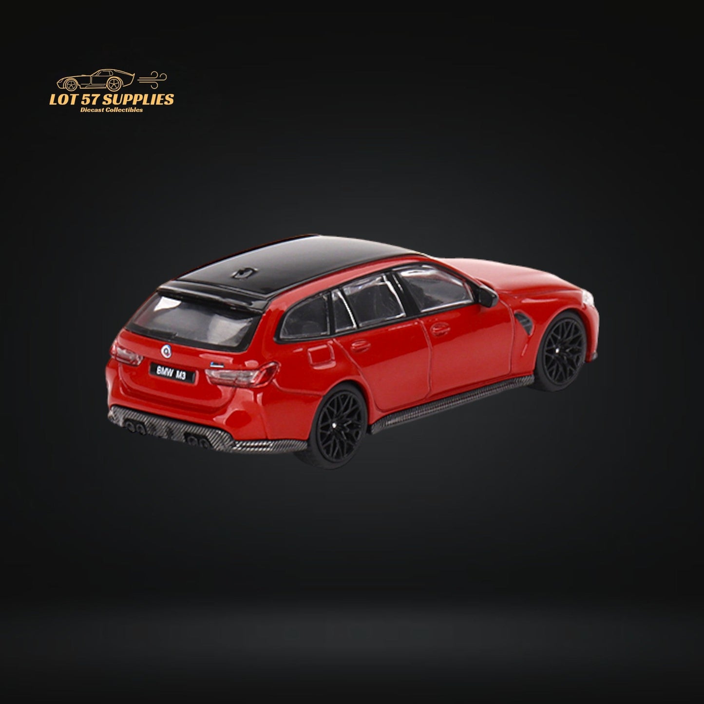 Mini-GT BMW M3 Competition Touring Toronto Red Metallic #700 1:64 MGT00700-1