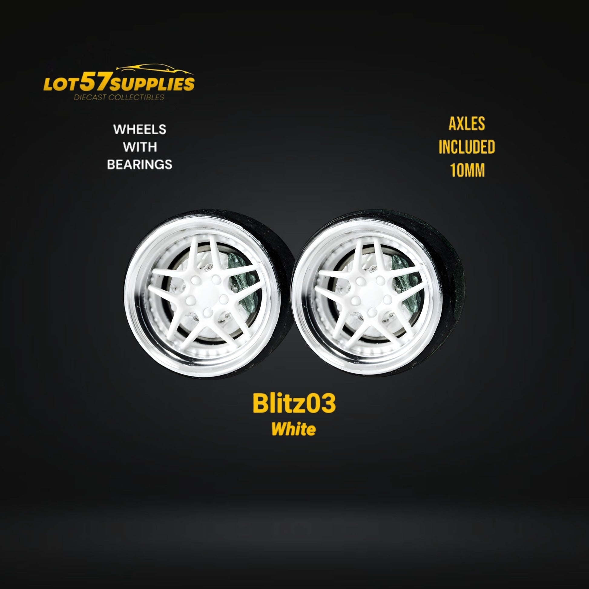 SKALWERK Wheels 1:64 10mm High Quality Wheels With Bearing System GROUP 2-7