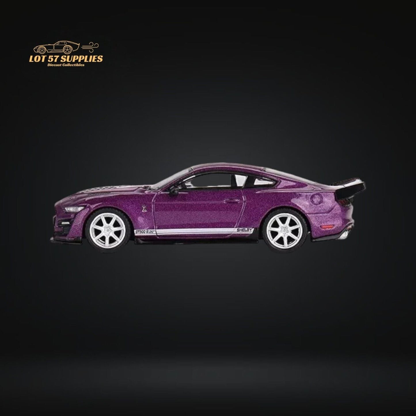 Mini-GT Ford Mustang Shelby GT500 Dragon Snake Concept Purple #696 1:64 MGT00696-2