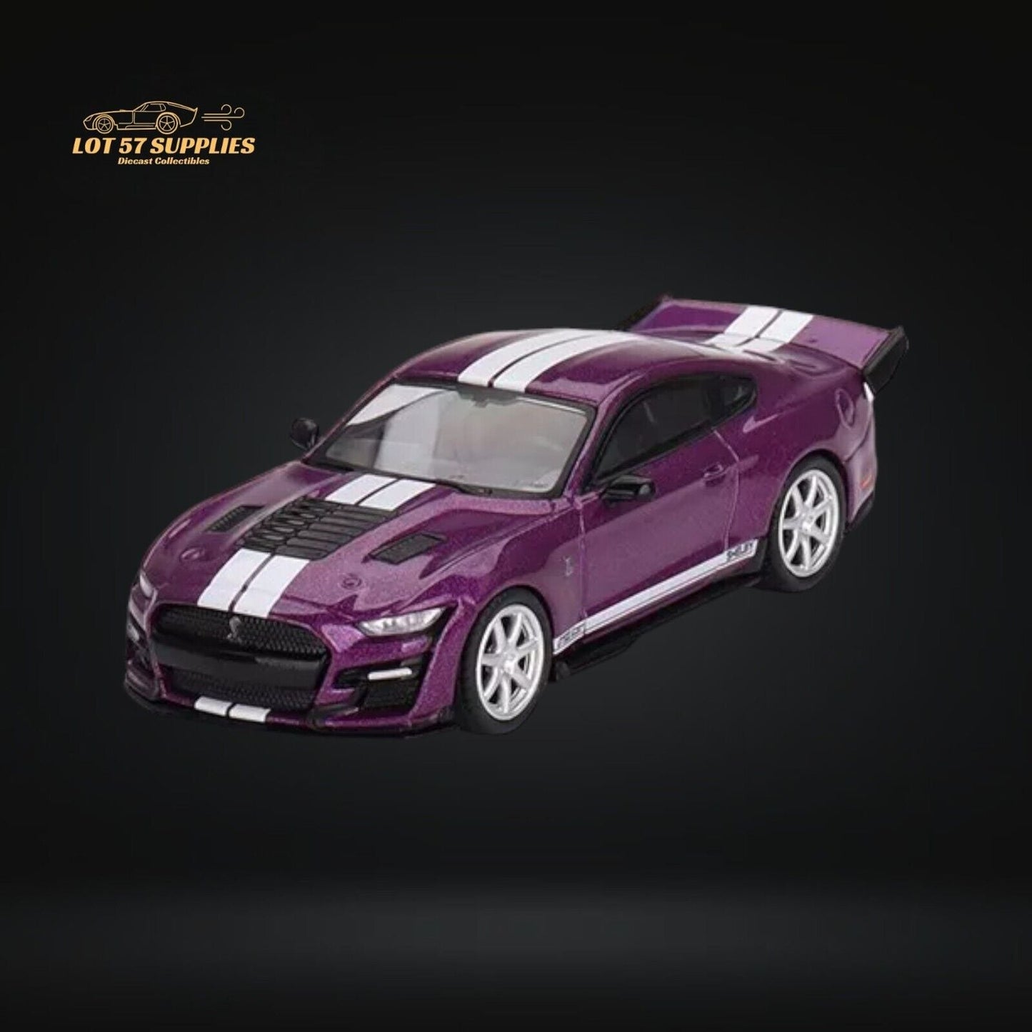 Mini-GT Ford Mustang Shelby GT500 Dragon Snake Concept Purple #696 1:64 MGT00696-0