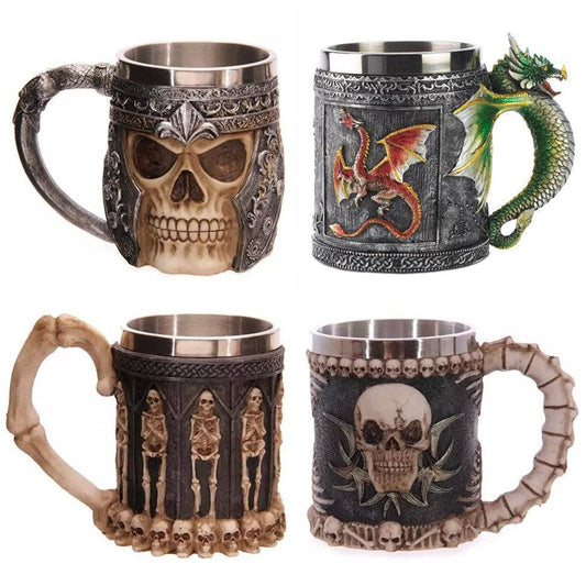 Skull Mugs Coffee 400ML-0