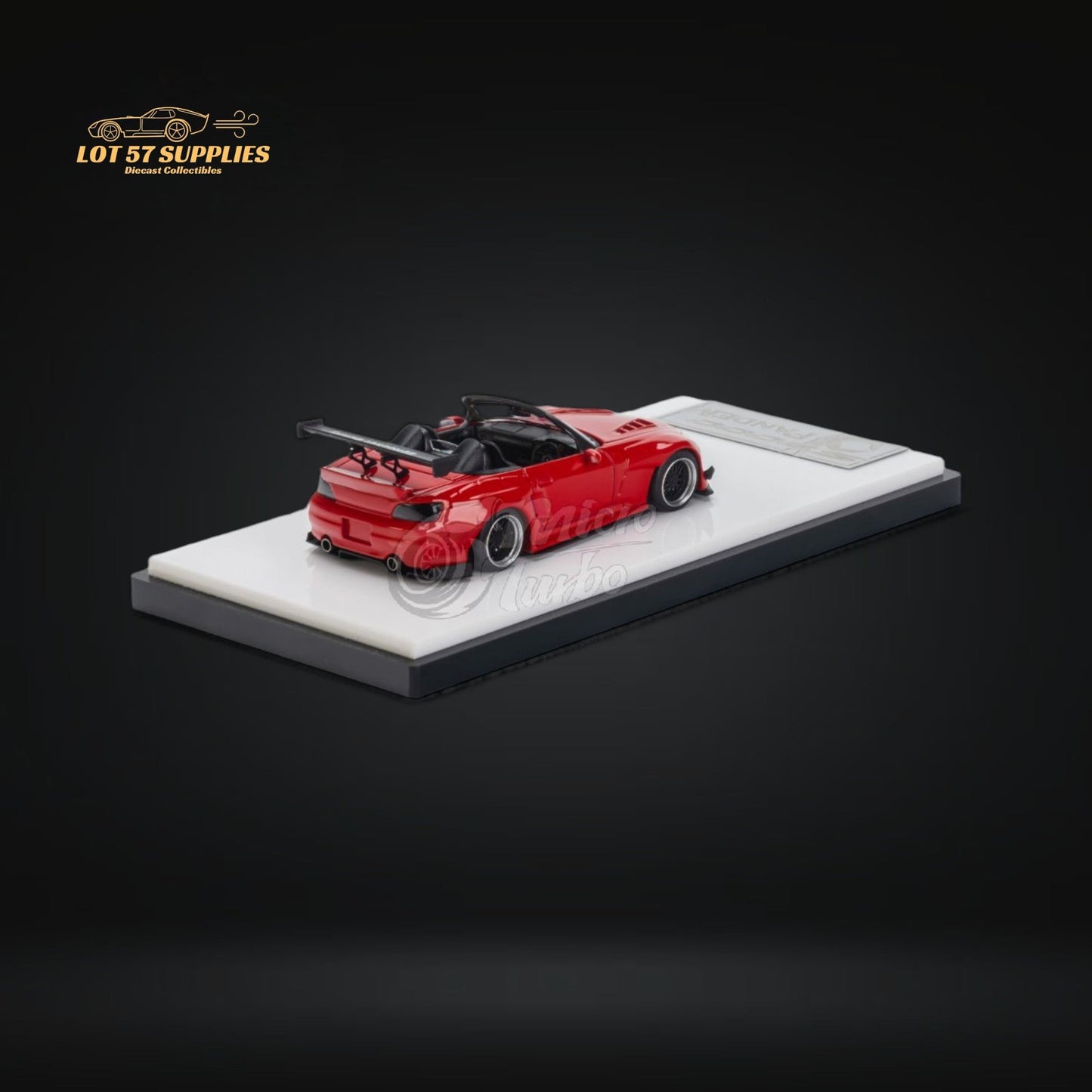 Microturbo Honda S2000 Roadster Pandem Rocket Bunny Aero Kit in Red 1:64-2