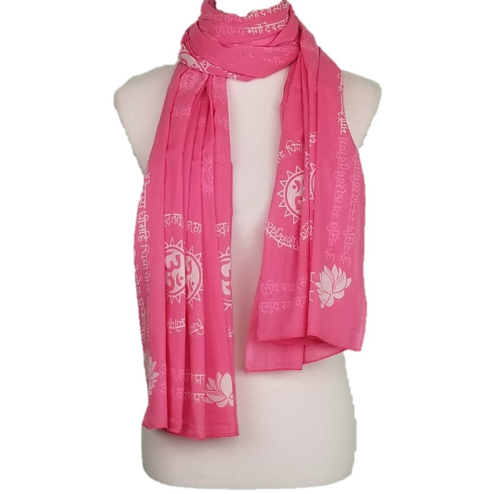 OMSutra Gayatri Mantra Prayer Shawl-1