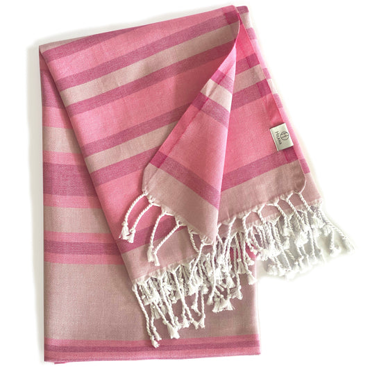 Samara Sustainable Turkish Towel Pink-0