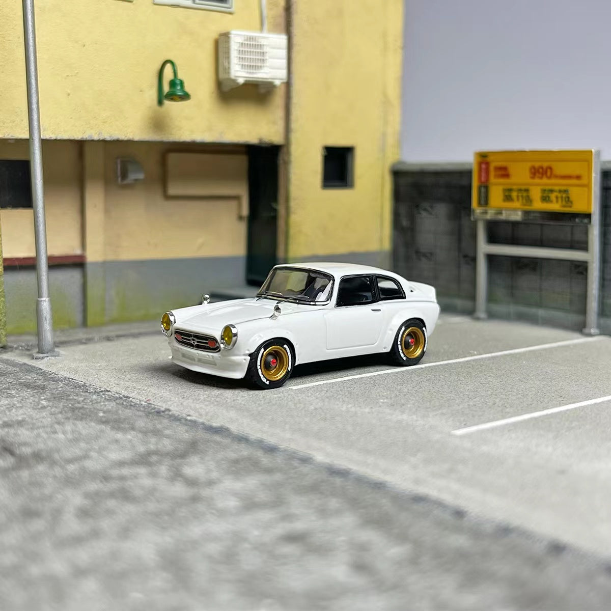 Mortal Honda S800 WHITE 1:64-0