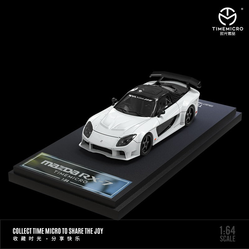 TimeMicro Mazda RX-7 VeilSide BLACK / GREEN / WHITE 1:64-8