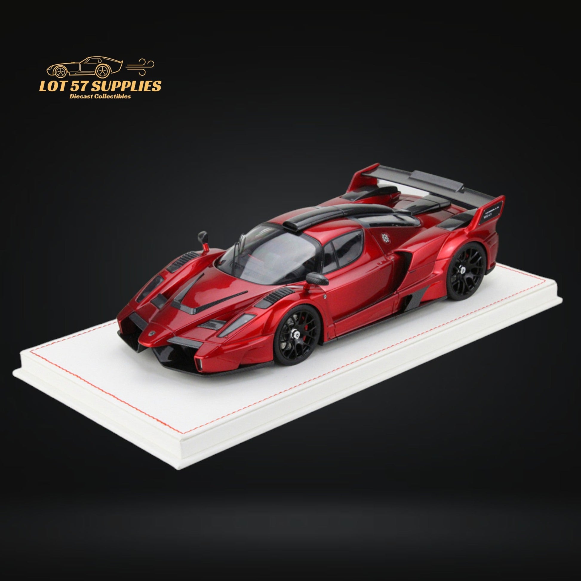 NA Ferrari Enzo Gemballa MIG U1 Resin Model METALLIC RED 1:18 Limited to 66 Pieces-0