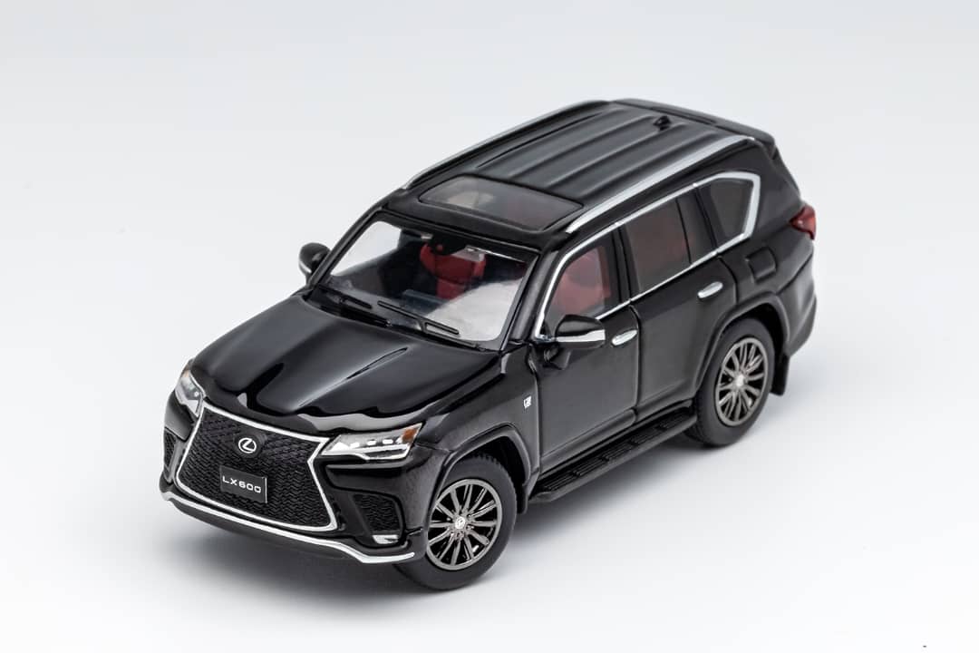 GCD Lexus LX600 Sport BLACK / SPORT LATTE / WHITE 1:64-1