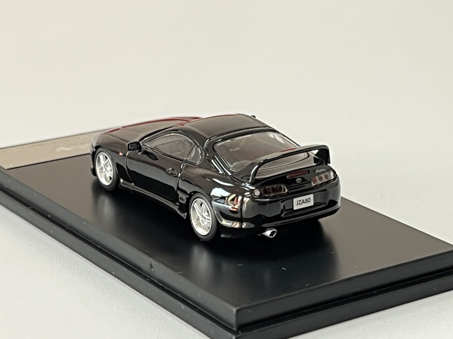 123 Hobby Toyota Supra JZA80Z in Black 1:64-3