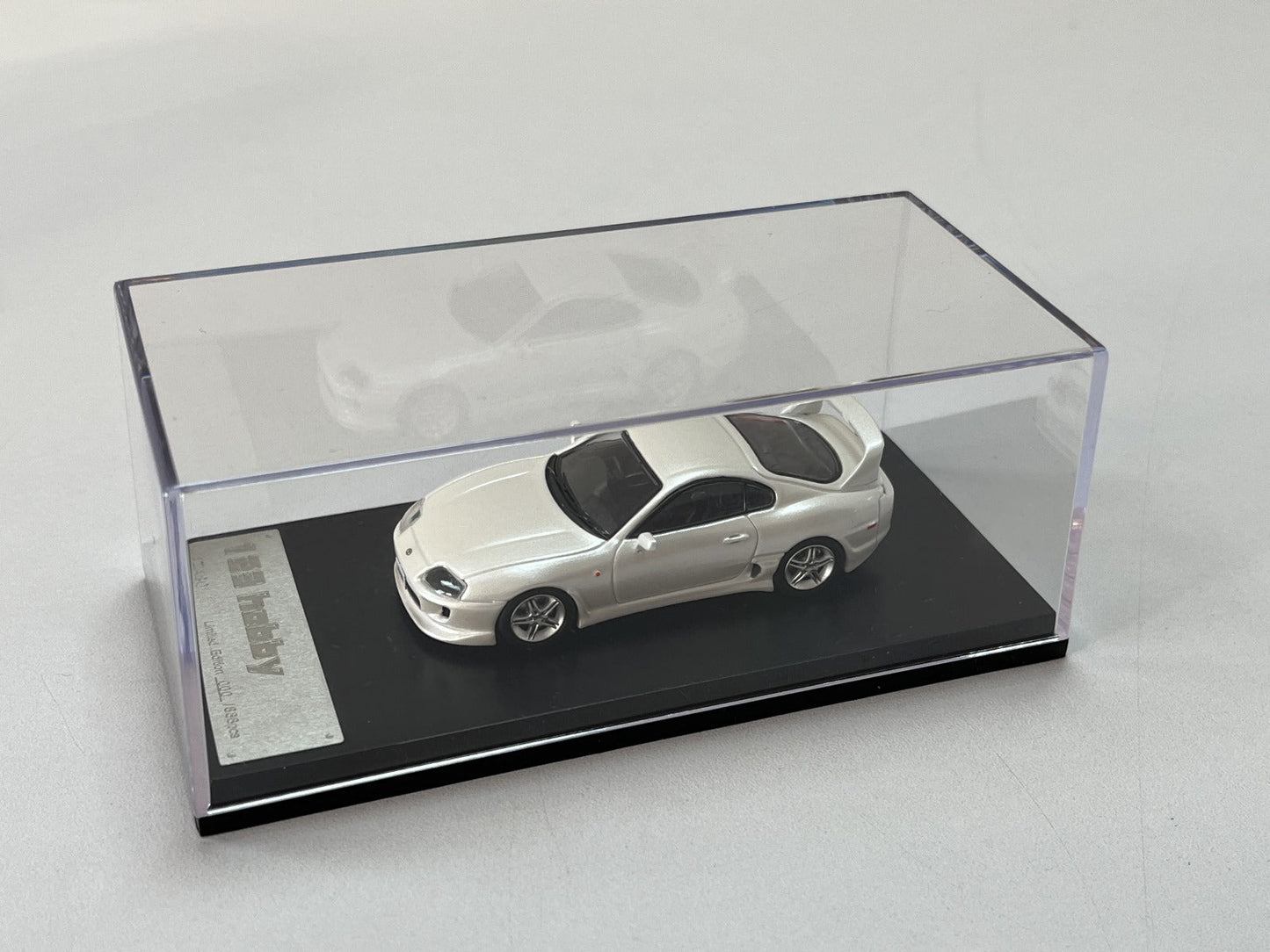 123 Hobby Toyota Supra JZA80Z in Pearl White 1:64-2