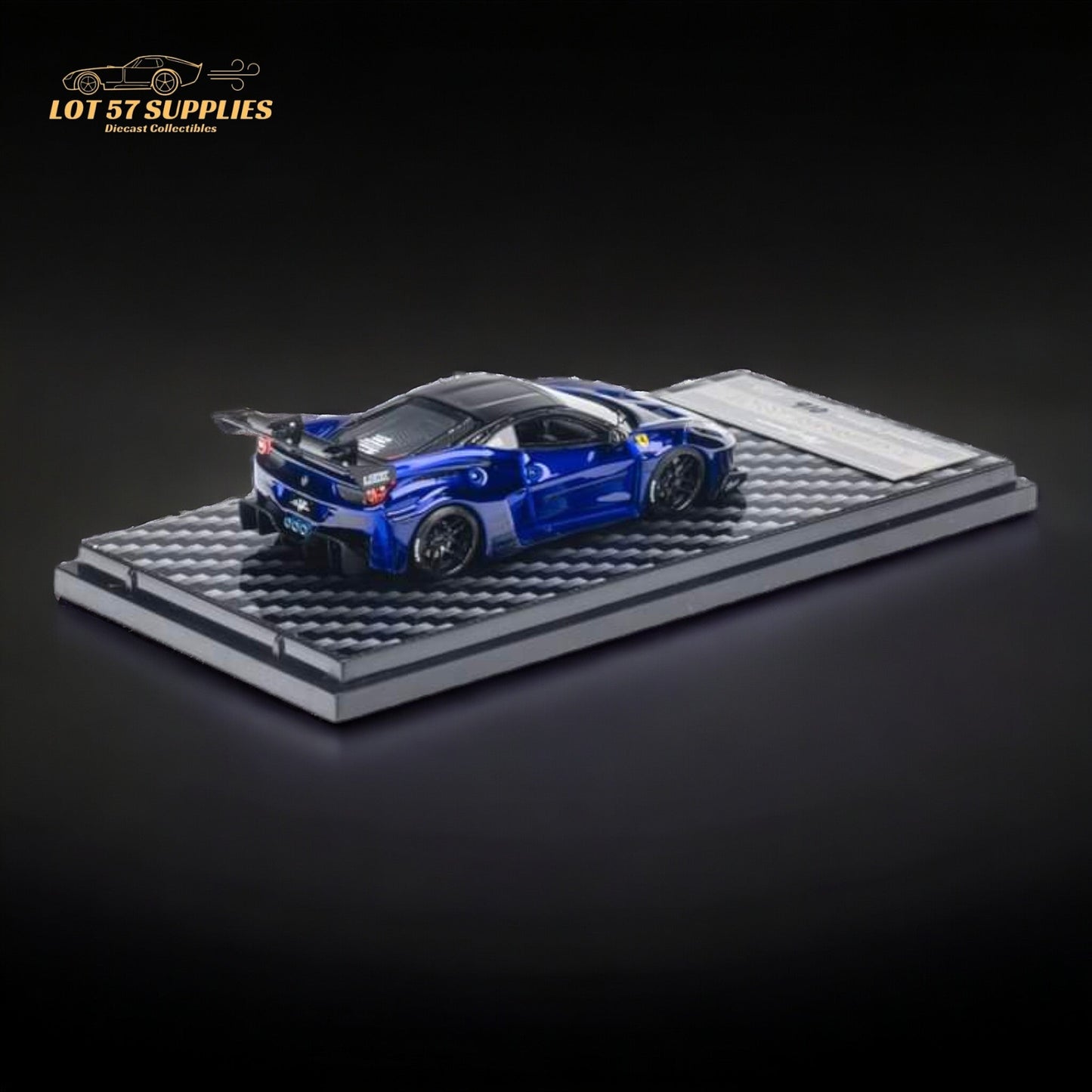 QIDIAN 458 LBWK GT Resin Model Limited to 199 Pcs Metallic Blue 1:64-2