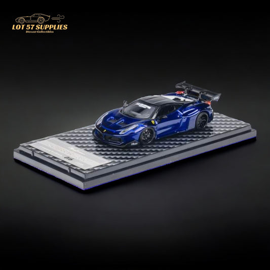 QIDIAN 458 LBWK GT Resin Model Limited to 199 Pcs Metallic Blue 1:64-0