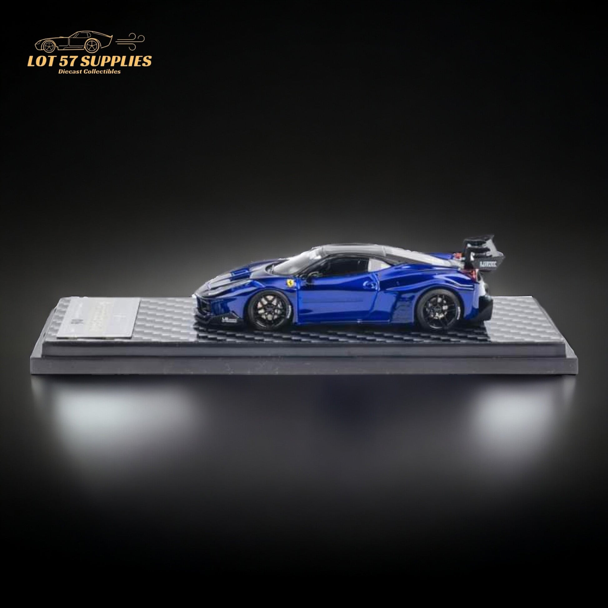 QIDIAN 458 LBWK GT Resin Model Limited to 199 Pcs Metallic Blue 1:64-1