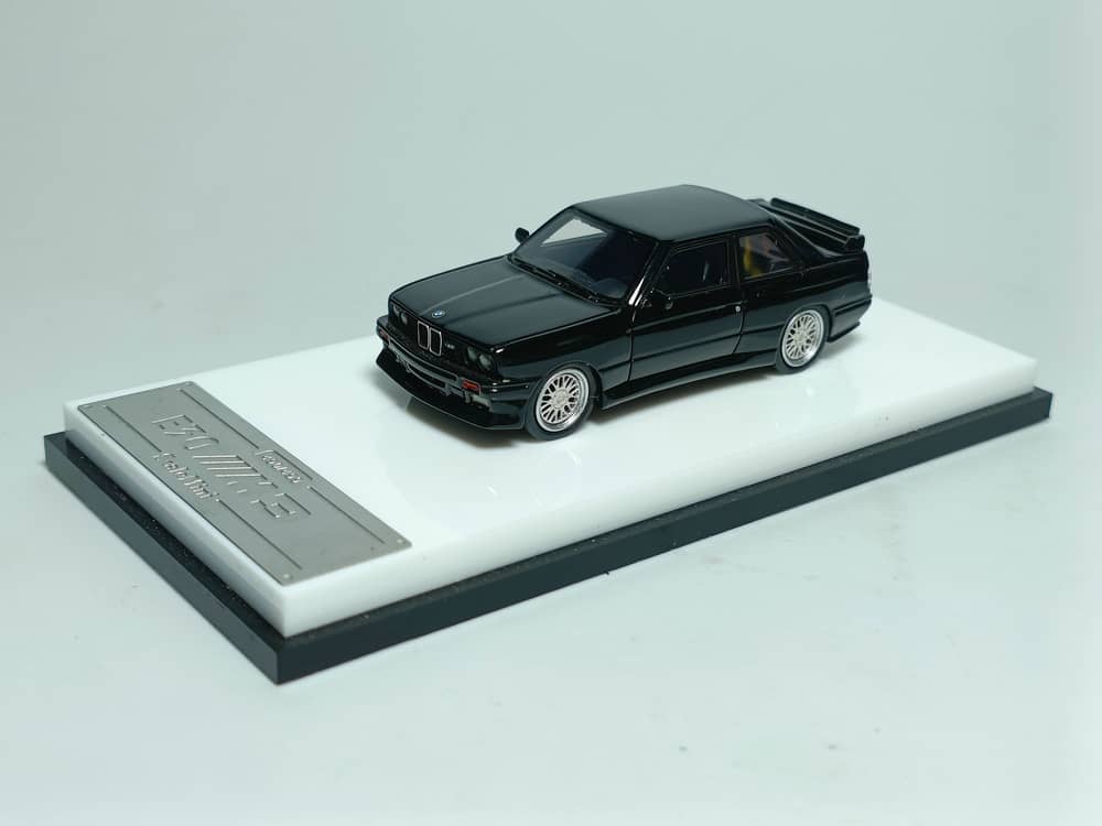 (Pre-Order) ScaleMini BMW M3 E30 Gloss Black Limited to 499 Pcs 1:64 Resin-1