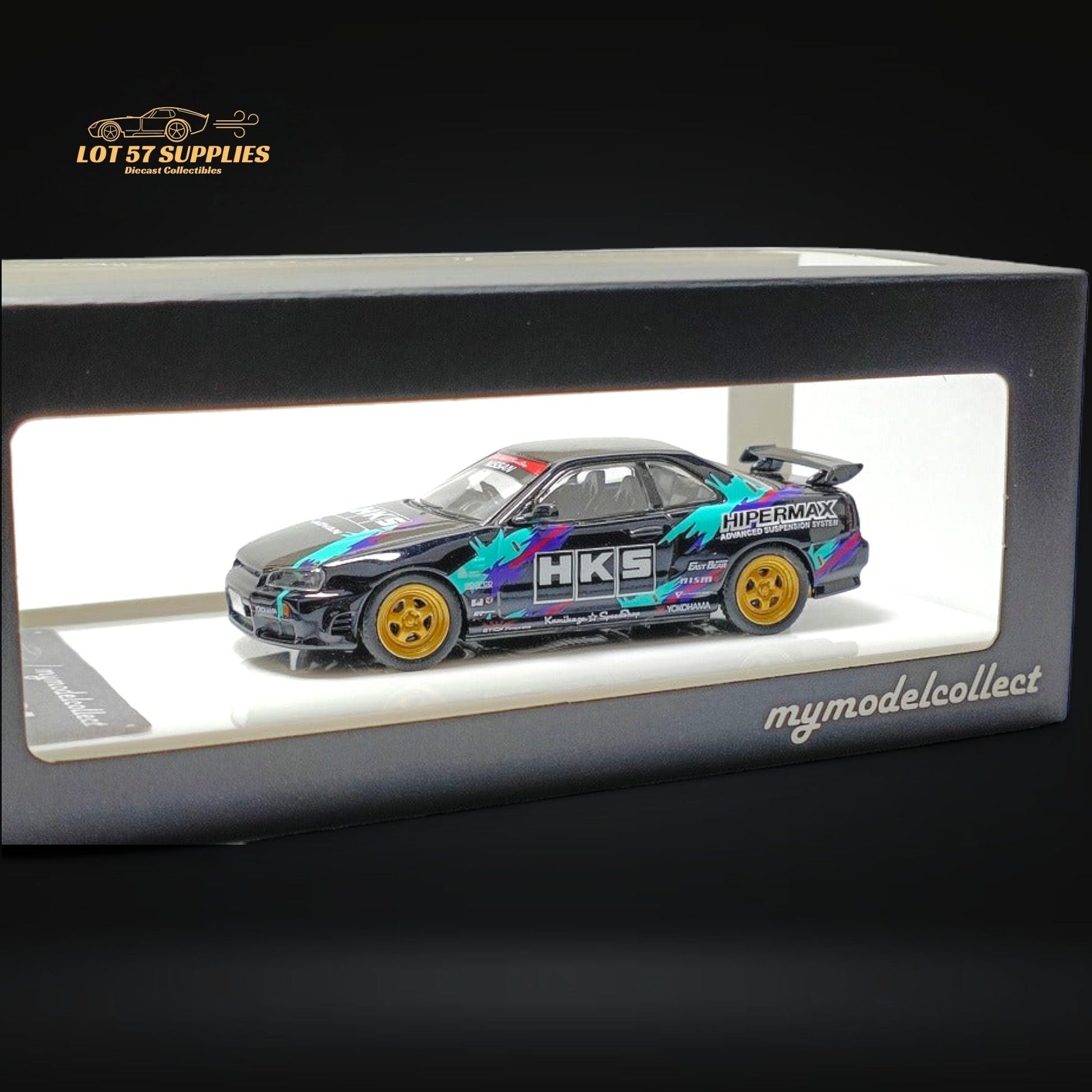 MC Nissan Skyline R34 Turbo HKS Livery 1:64-0