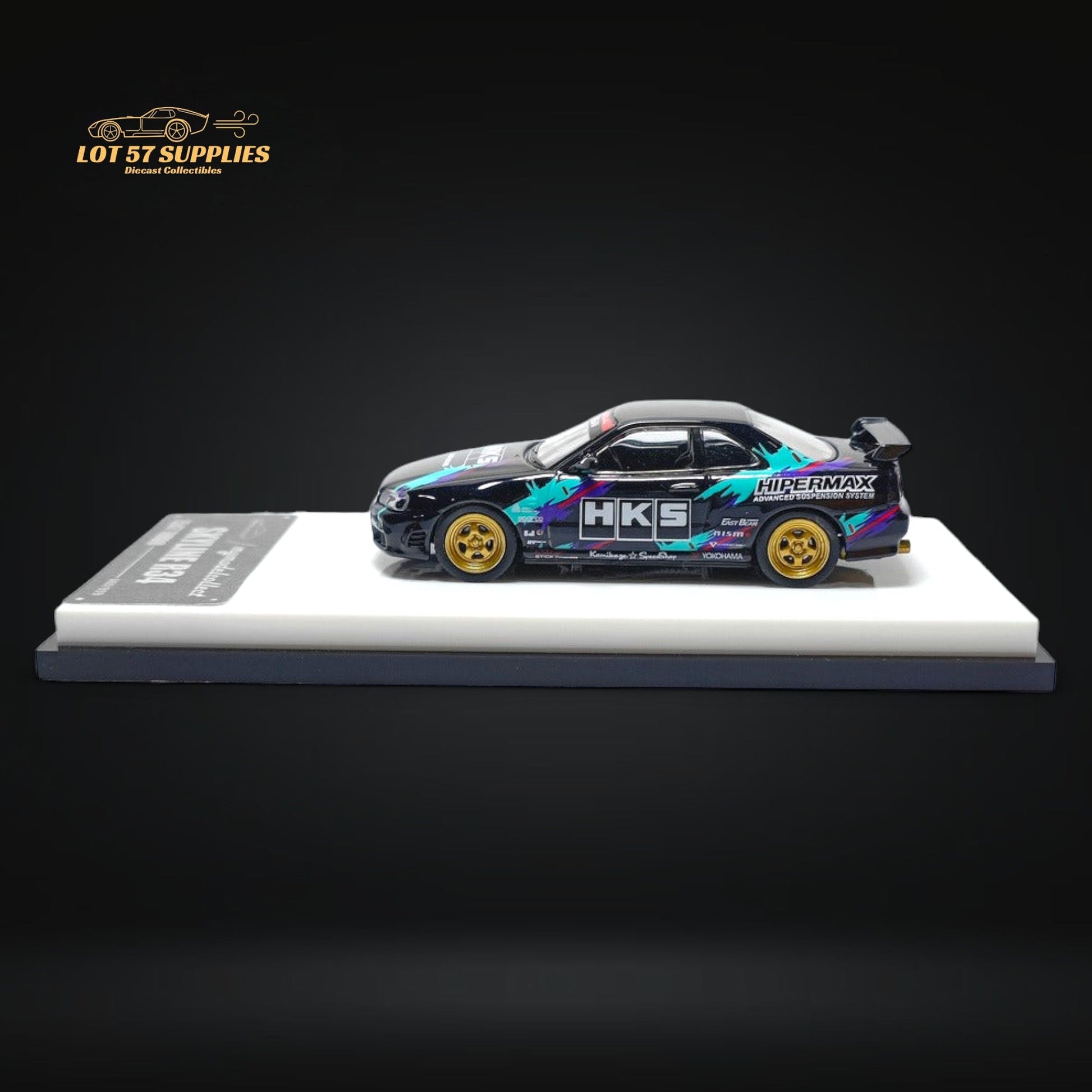 MC Nissan Skyline R34 Turbo HKS Livery 1:64-2