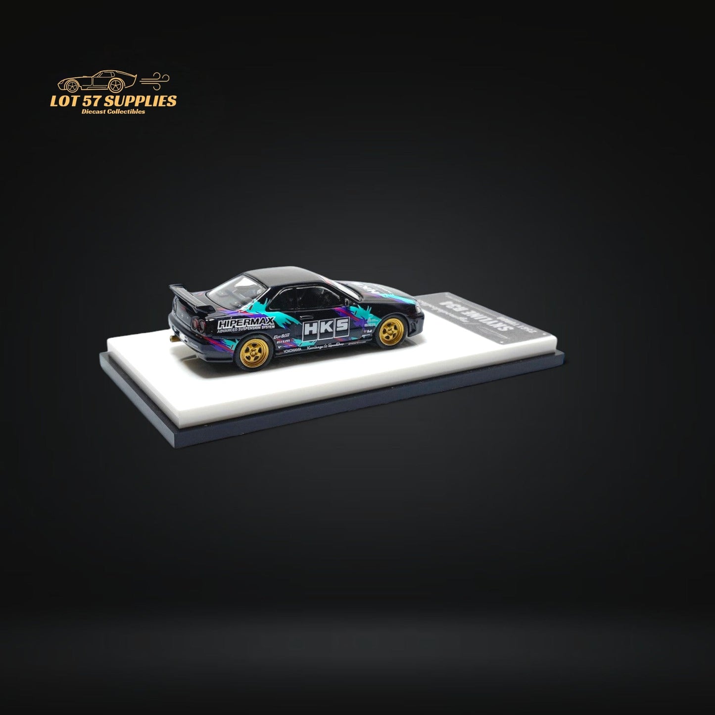 MC Nissan Skyline R34 Turbo HKS Livery 1:64-4