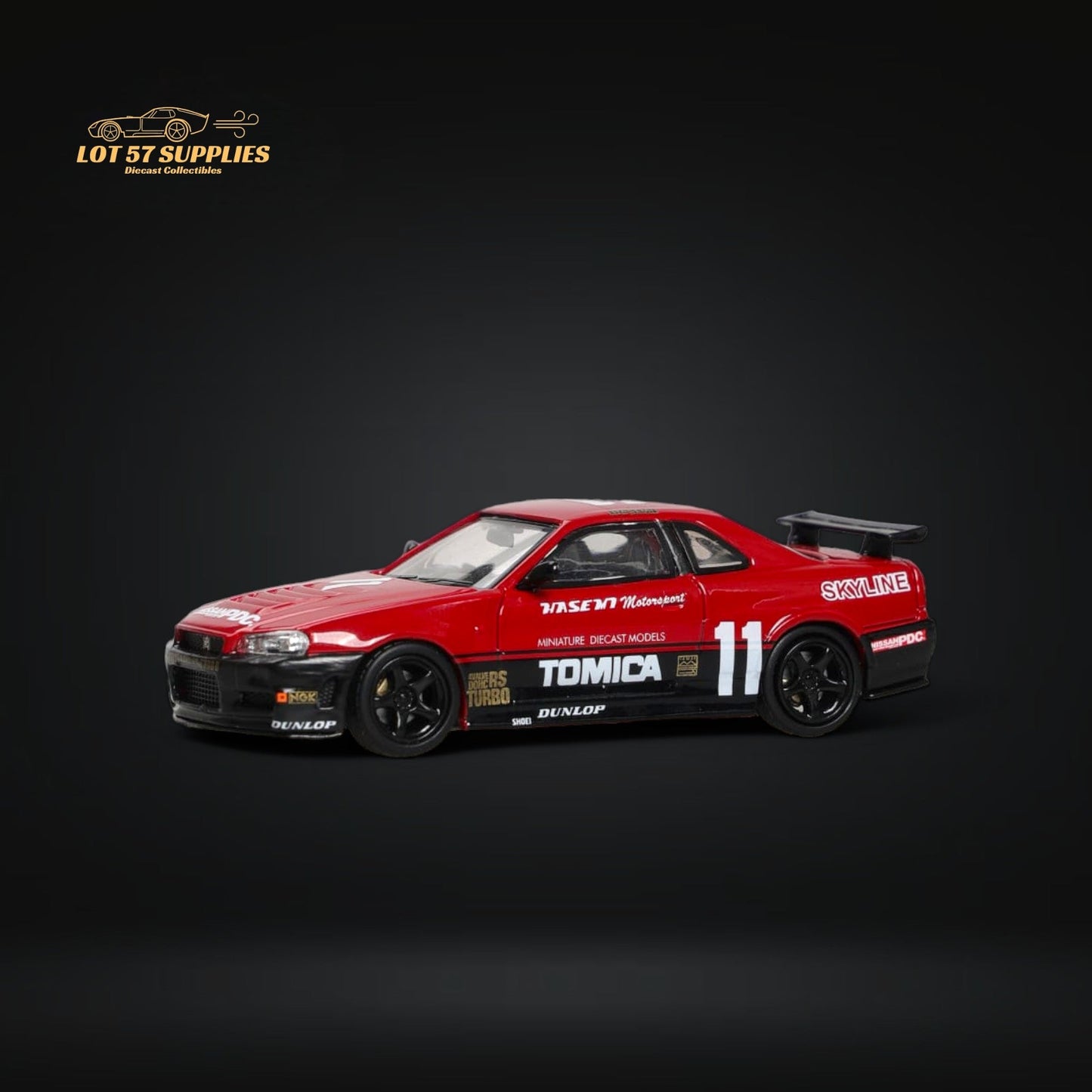 Stance Hunters SH Skyline GT-R R34 Tomica #11 Livery 1:64-0