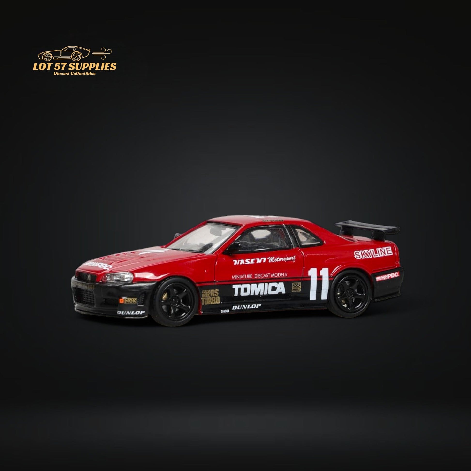 Stance Hunters SH Skyline GT-R R34 Tomica #11 Livery 1:64-0