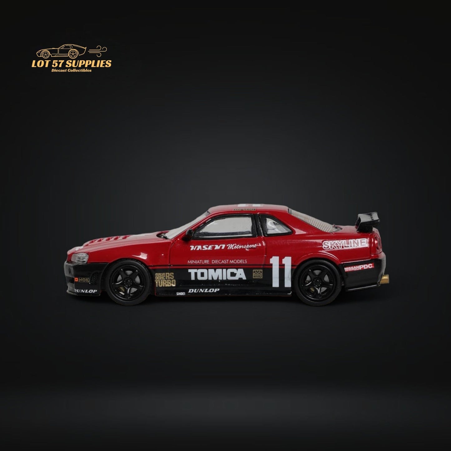 Stance Hunters SH Skyline GT-R R34 Tomica #11 Livery 1:64-1