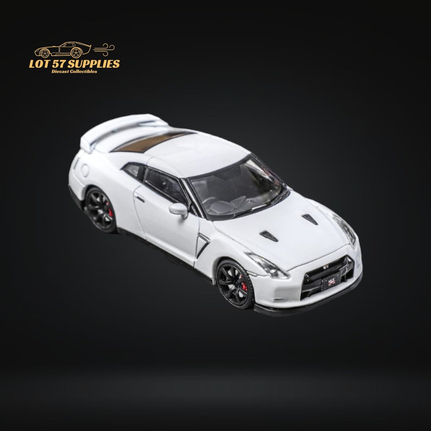 Focal Horizon Skyline GT-R R35 White With Openable Hood 1:64-4