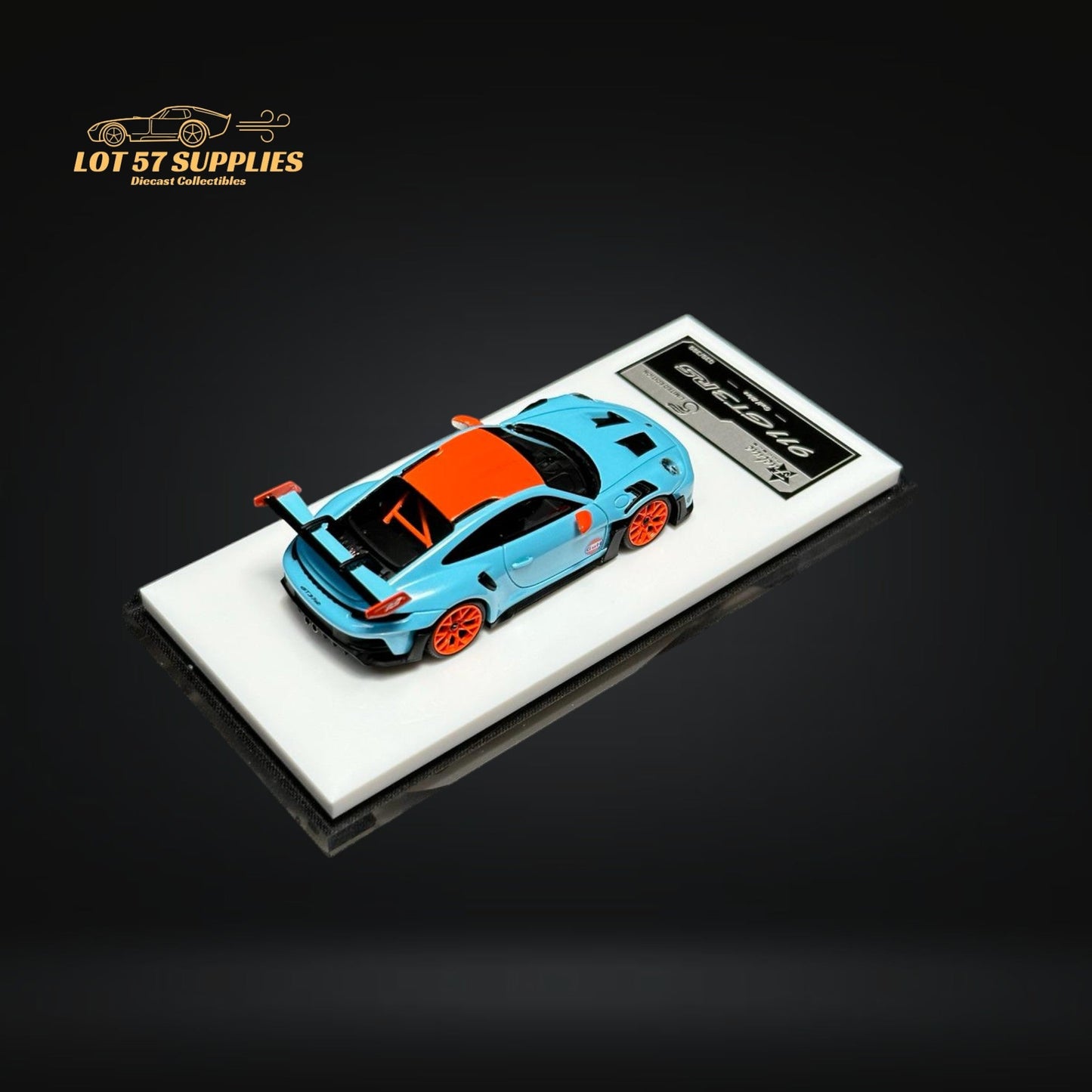 FuelMe Porsche 911 (992) GT3 RS in Gulf Livery 1:64-3