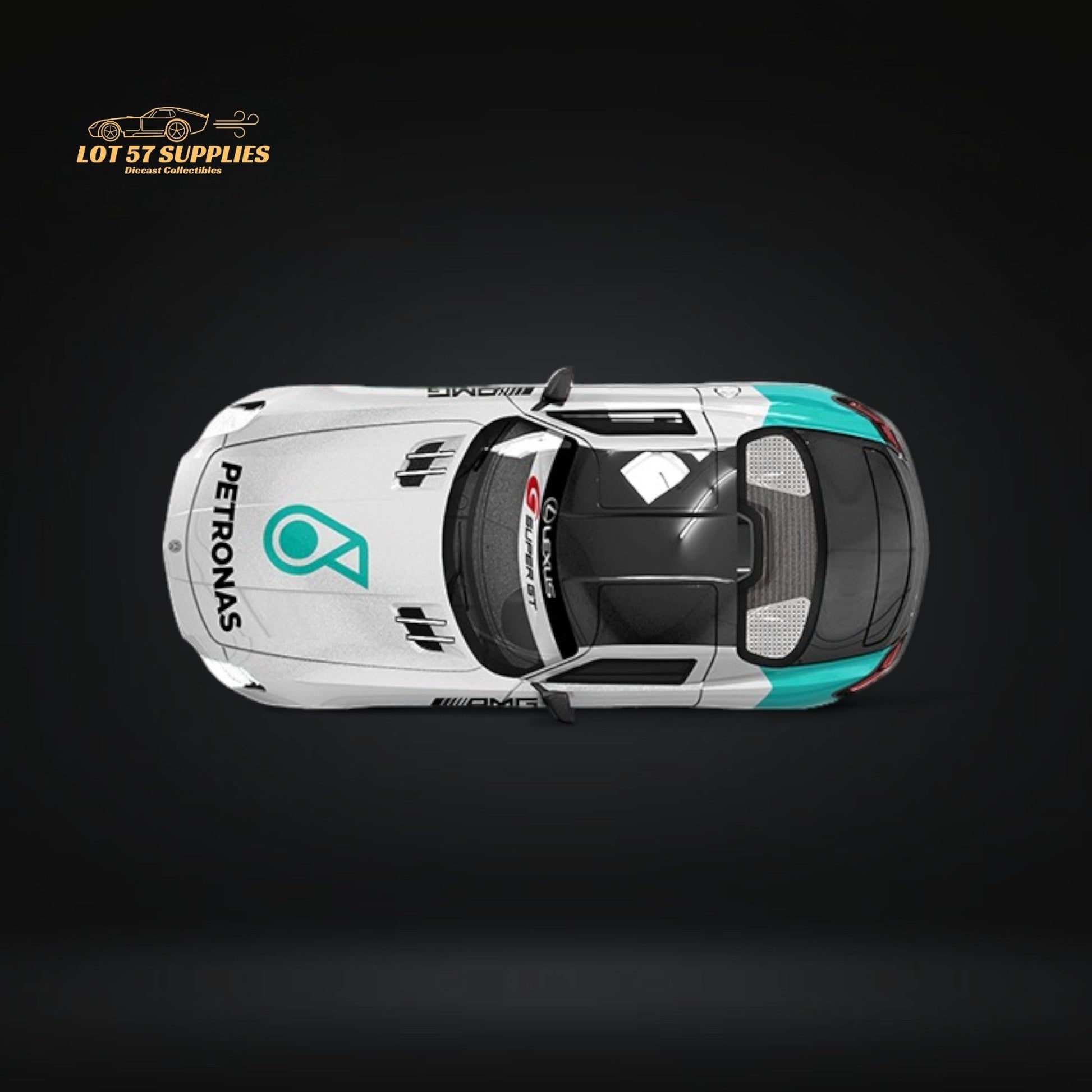 TimeMicro Mercedes Benz SLS Petronas Livery Container Version 1:64 TM643319-T-2