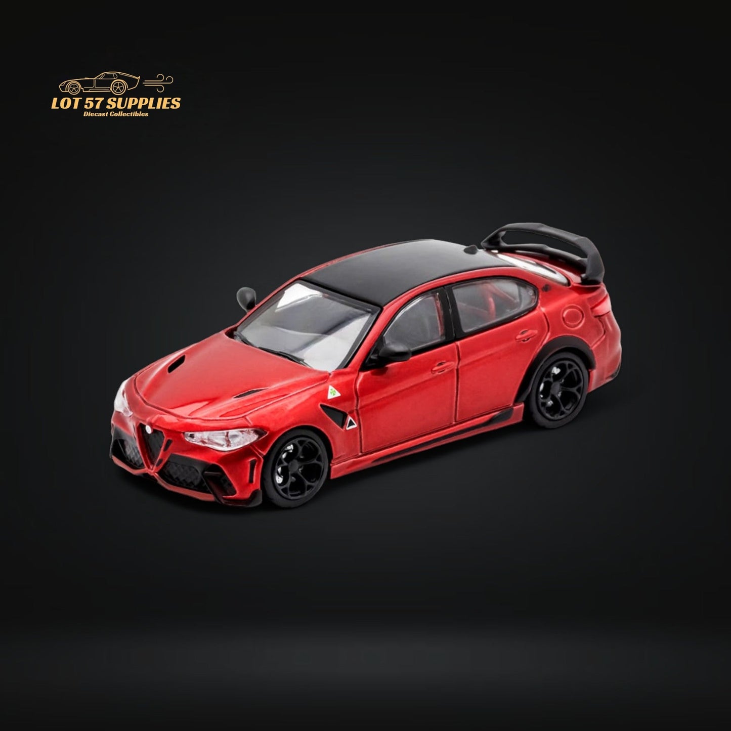 DCT Alfa Romeo Juliet GTAm in Wine Red 1:64 LL-011-42-0