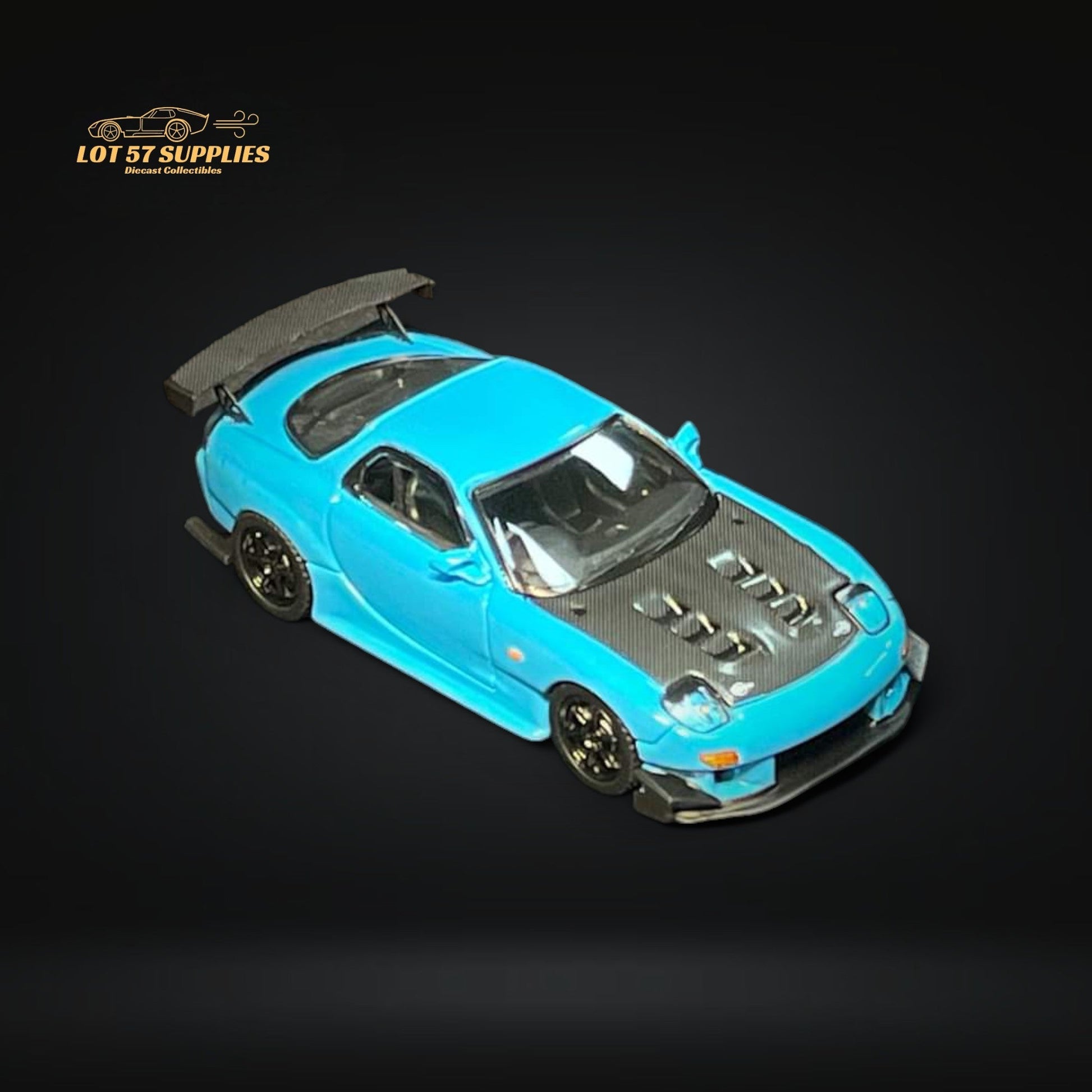 123 Hobby Mazda FD3S RX-7 in Baby Blue 1:64-1