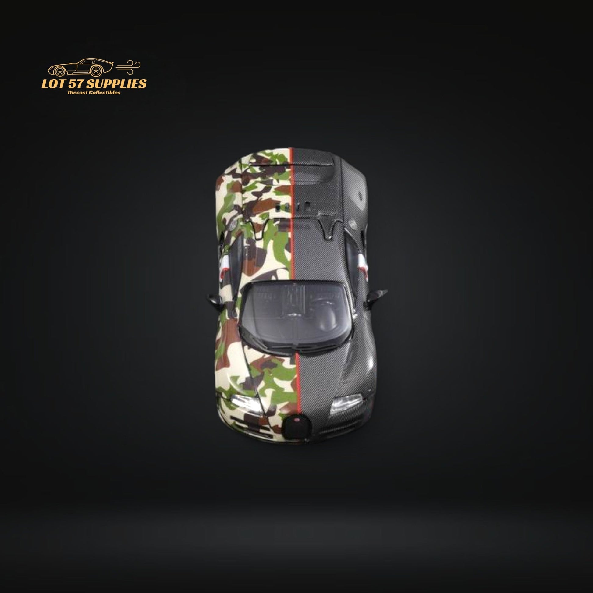 (Pre-Order) Mortal Veyron in Semi-Camouflage Livery Diecast 1:64-2