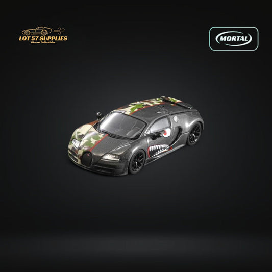 (Pre-Order) Mortal Veyron in Semi-Camouflage Livery Diecast 1:64-0