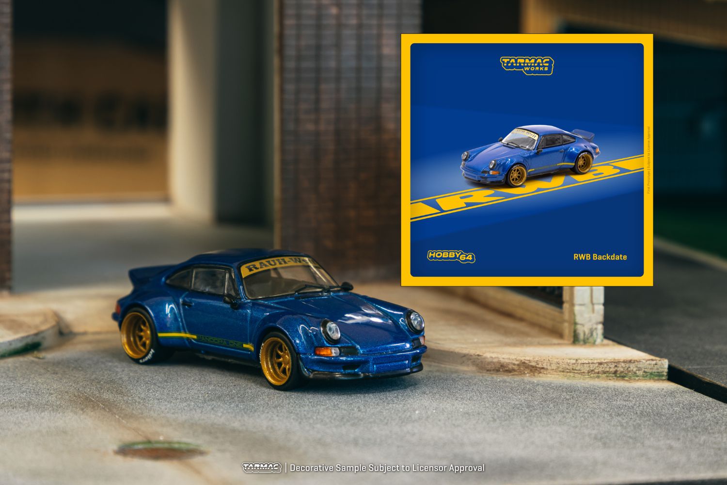 Tarmac Works Porsche RWB Backdate Pandora One T64-046-PO 1:64-3