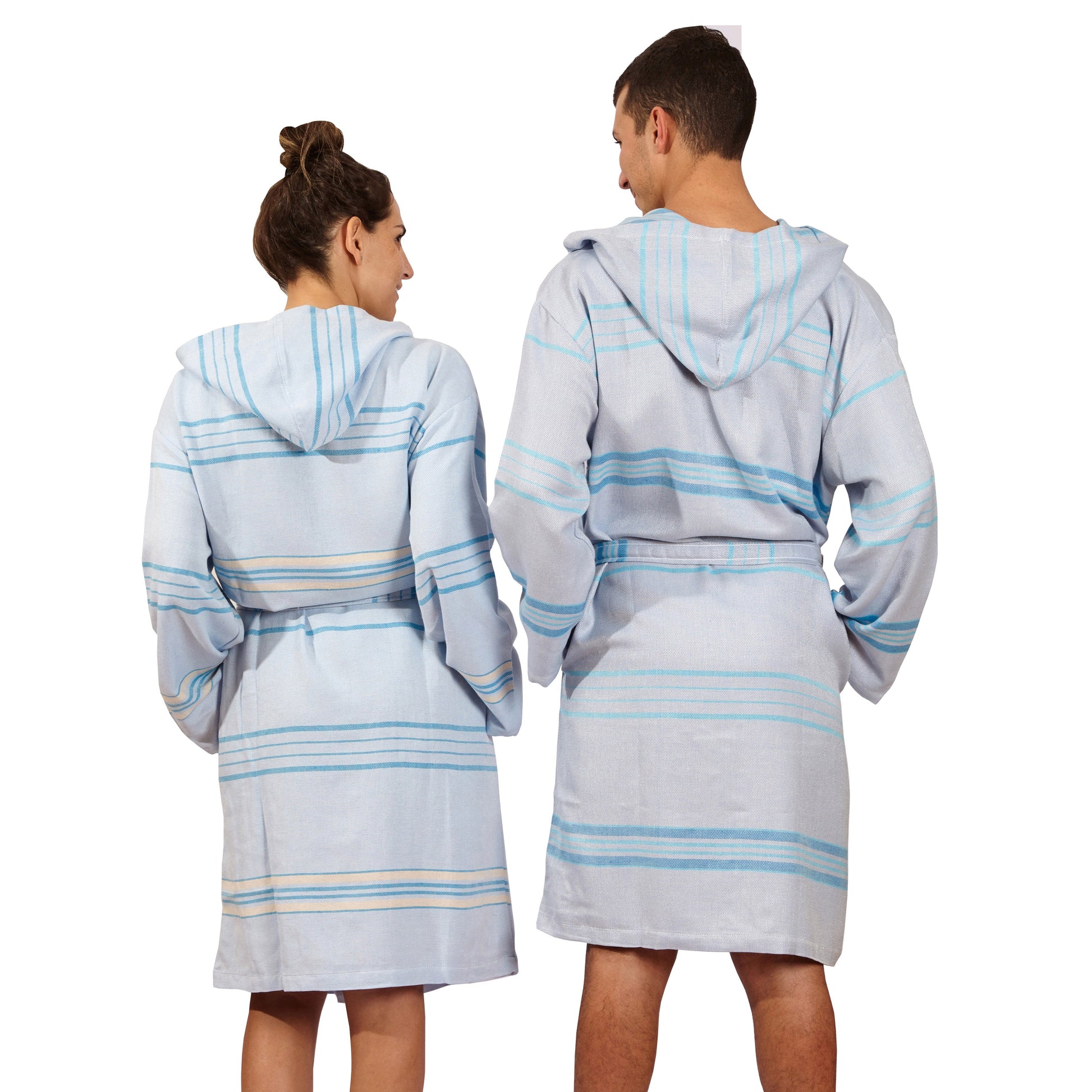 Antalya Unisex Bathrobe - Beige-3