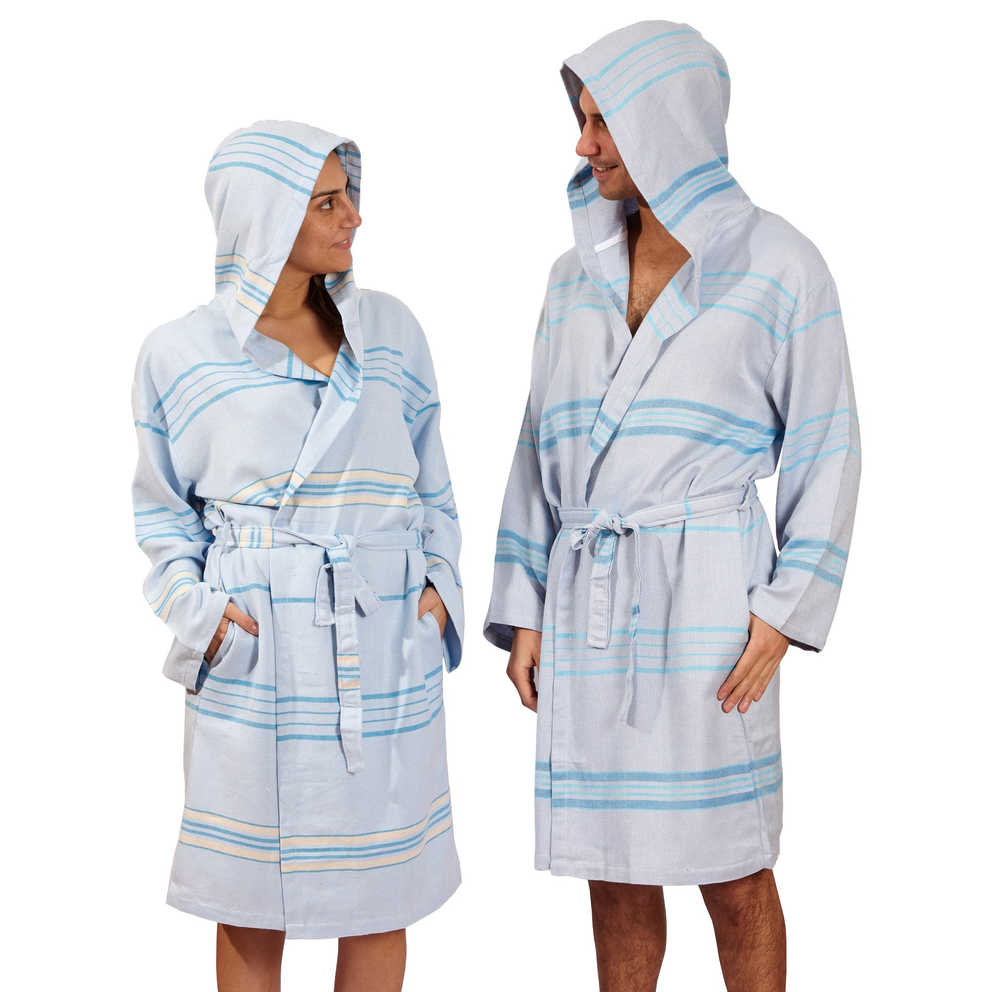 Antalya Unisex Bathrobe - Beige-2