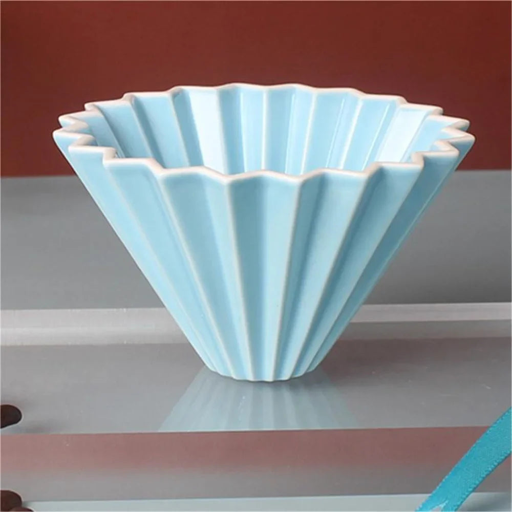 Ceramic Coffee Filter Cup Reusable Filters Coffee Maker Conical Hand Flush-4