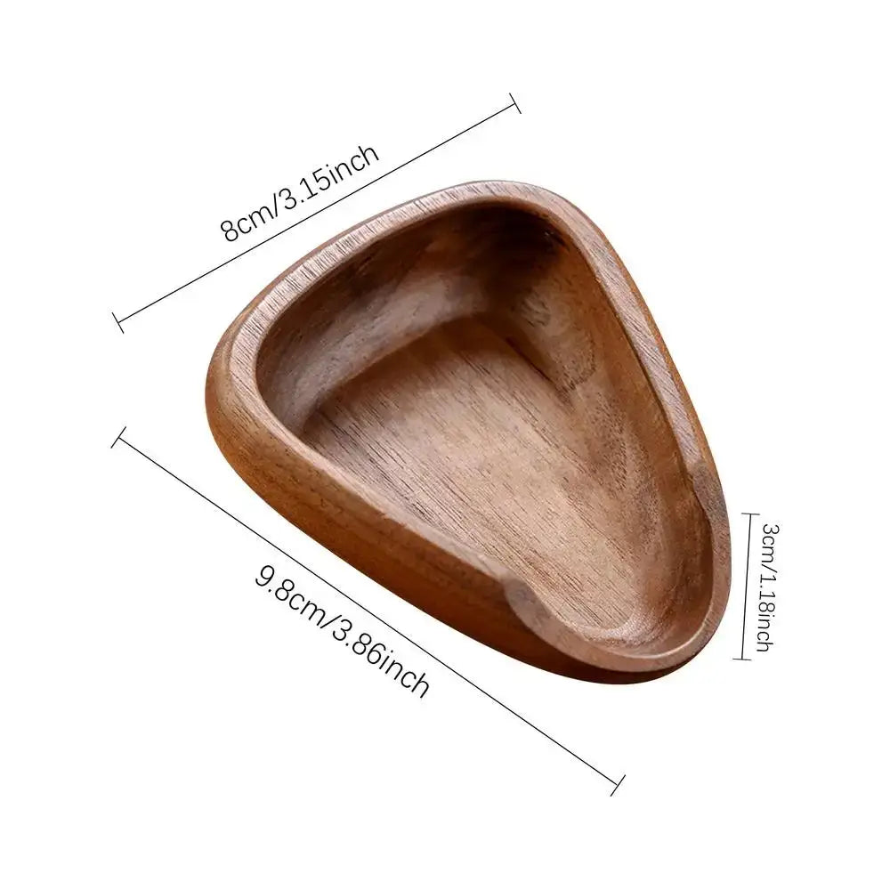 Coffee Beans Dose Tray | Pure Walnut Wood Teaspoon | Tea Separator for Precision Coffee & Tea Brewing-5