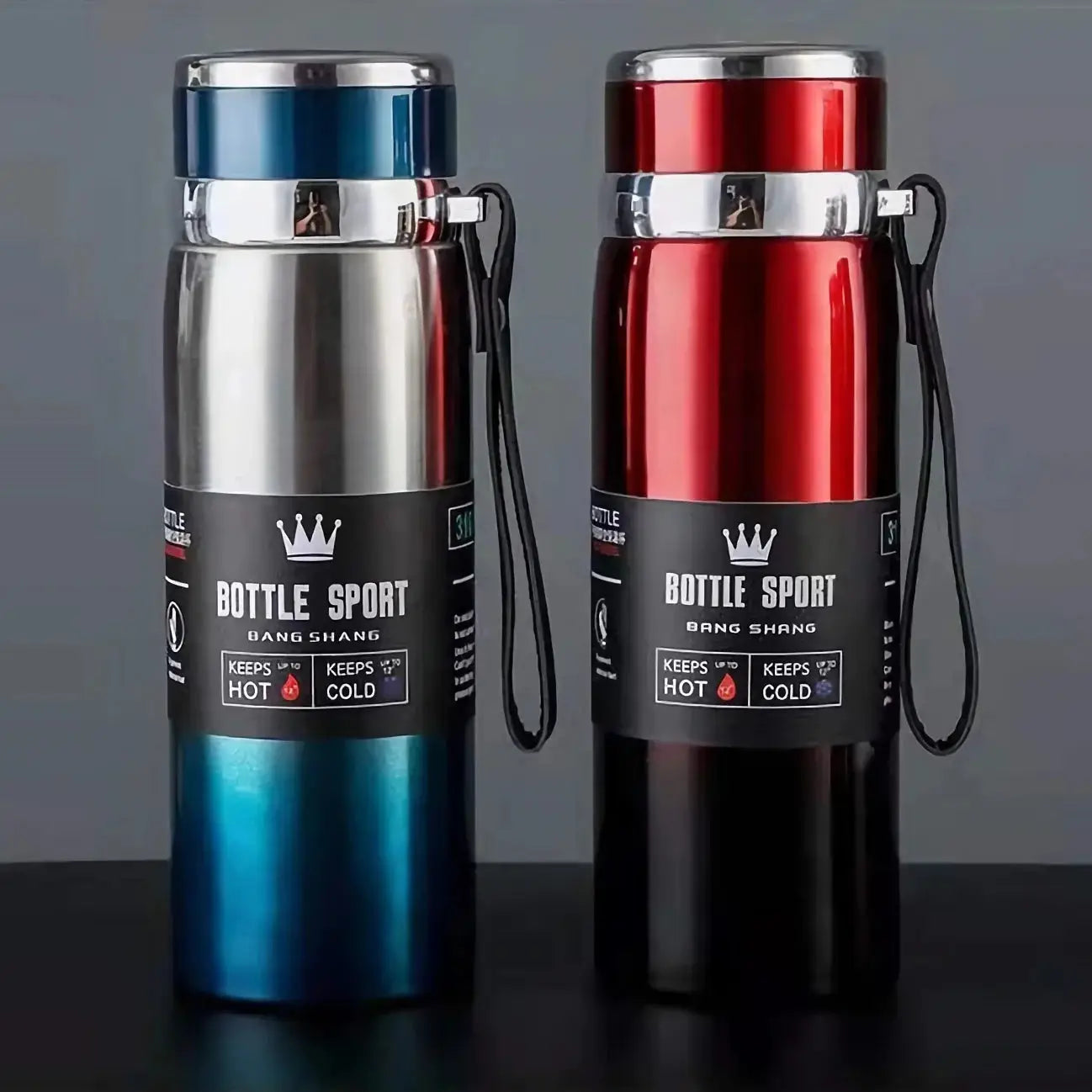 Cold and Hot Water Bottle Thermos for Water Tea Coffee Vacuum Flasks Stainless Steel-0