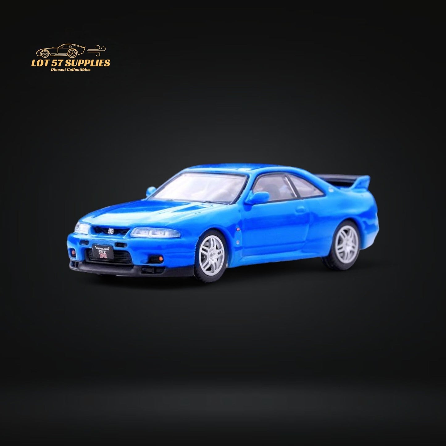 Inno64 Nissan Skyline GT-R (R33) in Blue 1:64-0