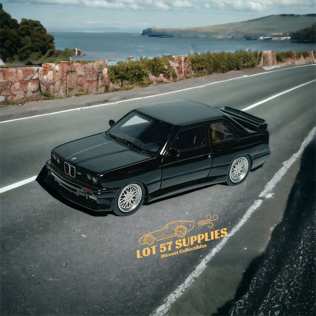 (Pre-Order) ScaleMini BMW M3 E30 Gloss Black Limited to 499 Pcs 1:64 Resin-0