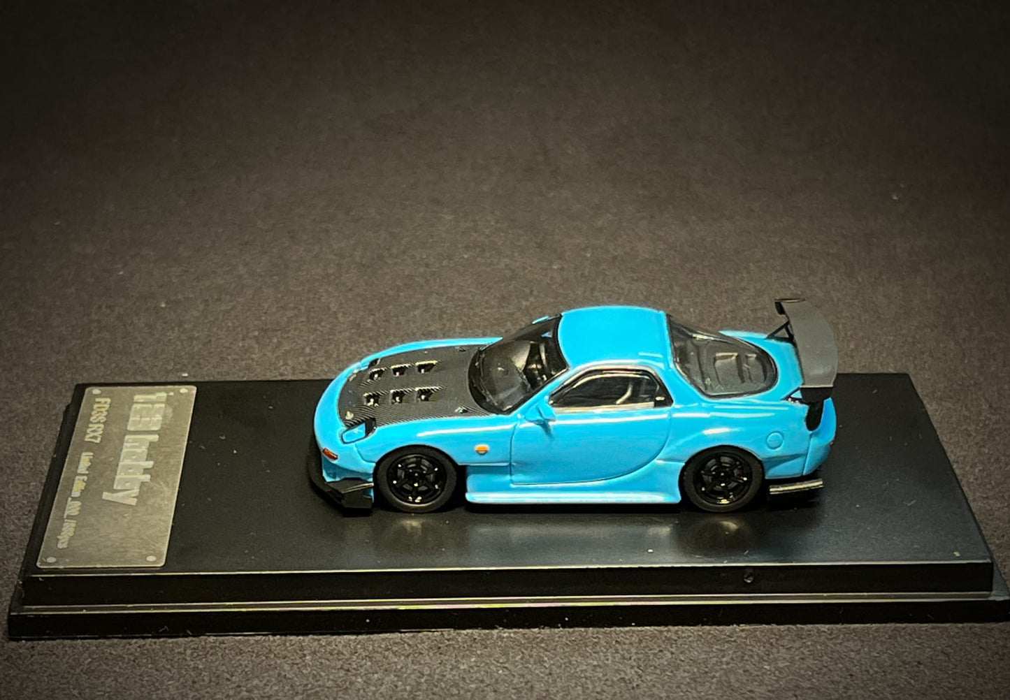 123 Hobby Mazda FD3S RX-7 in Baby Blue 1:64-3