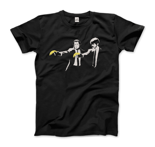 Banksy Pulp Fiction Street Art T-Shirt-0