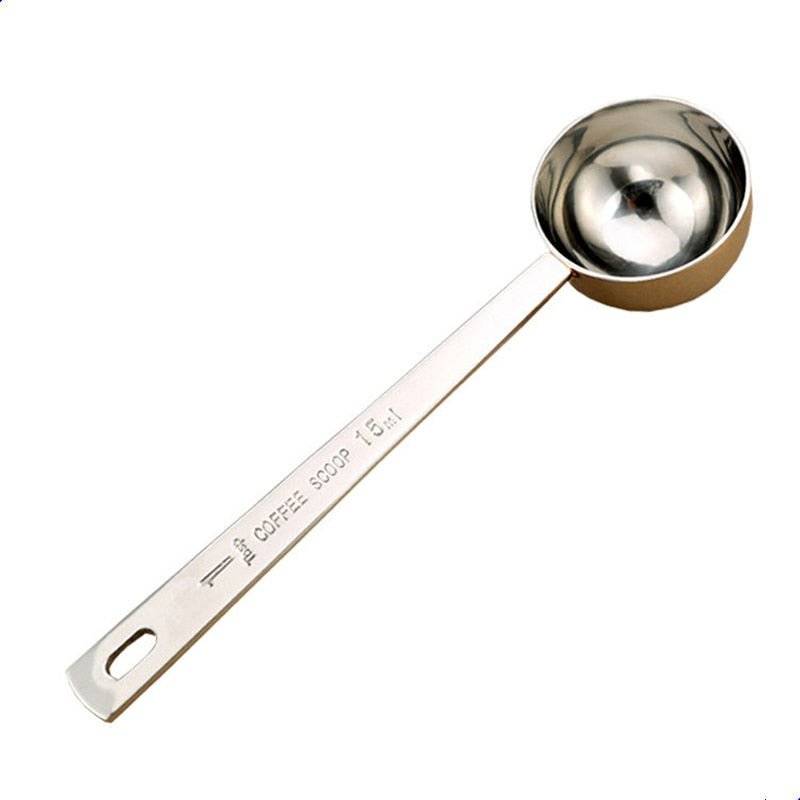 Coffee Scoop Stainless Steel Measuring Spoon Coffee Spoon Silver Gold-5