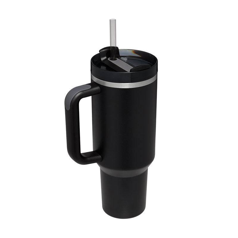 Thermal Mug 40oz Straw Coffee Insulation Cup With Handle BPA Free-6