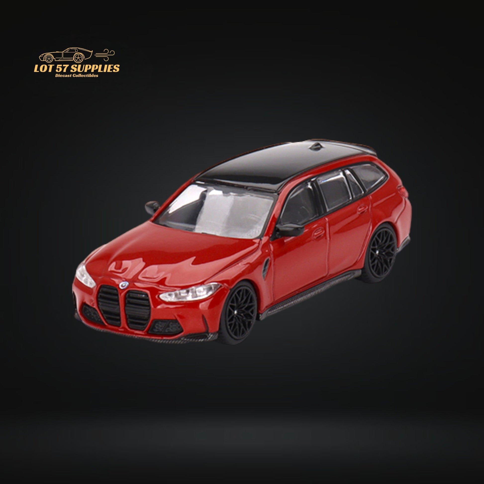 Mini-GT BMW M3 Competition Touring Toronto Red Metallic #700 1:64 MGT00700-0