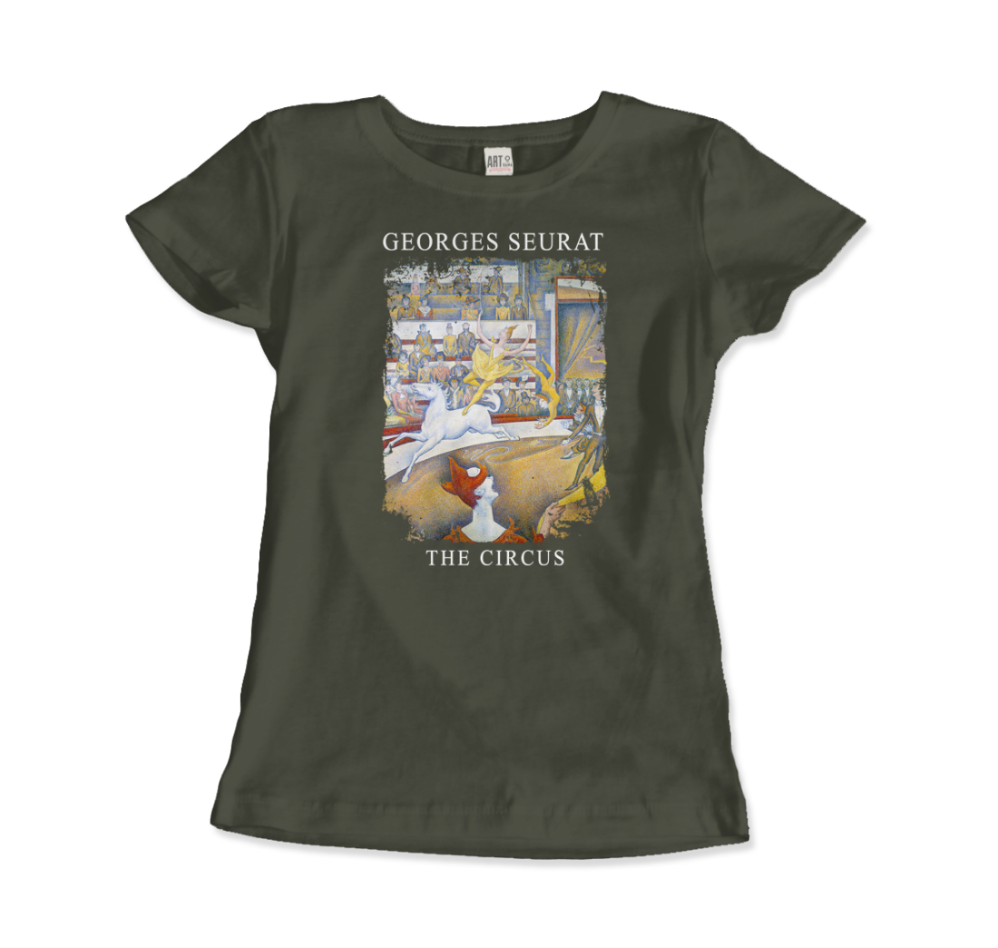 Georges Seurat - The Circus Artwork T-Shirt-9